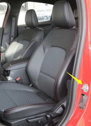 Door Lock protection cover trim 4pcs carbon fiber For Ford Focus ST RS 2019-2020