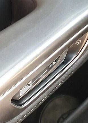 For Lexus NX250 350 2022-2023 Silver Steel Inner Door Handle Frame Cover Trim 4P