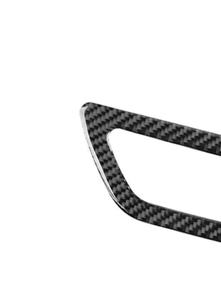 Carbon Fiber Rear Trunk Handle Frame Cover Trim For Nissan Rogue 2014-2016