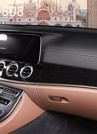 Gloss Black Center Console Dashboard Trim For Mercedes Benz E Class W213 2016-23