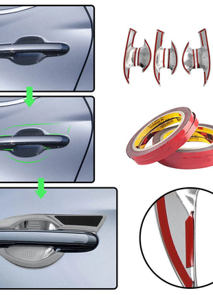 ABS Chrome 8 PCS Exterior Door Handle Bowl Cover Trim For Lexus NX250 350 2022