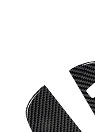 Carbon Fiber Rearview Mirror Button Cover Trim For Nissan Altima 2013-2015