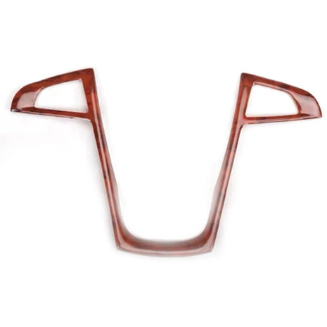 Fit For Buick Lacrosse 2009-2012 Peach Wood Interior Steering Wheel Button Cover