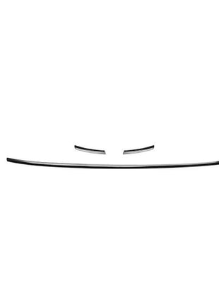 For Audi A6 C8 2019-23 Black Titanium Rear Door Trunk Cover & Tail Light Trim 3x
