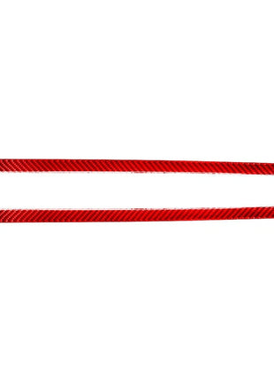 Red Carbon Fiber Front Door Panel Strips Cover Trim For Nissan Altima 2019-2022
