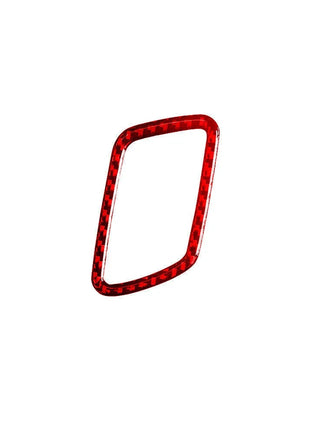 Red Carbon Fiber Driver Side Defogging Air Outlet Cover For Nissan Altima 19-22