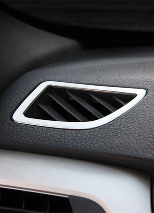 Silver Abs Dashboard Air Vent Outlet Trim For Bmw 3 4 Series 3gt F30 F34 2013-19