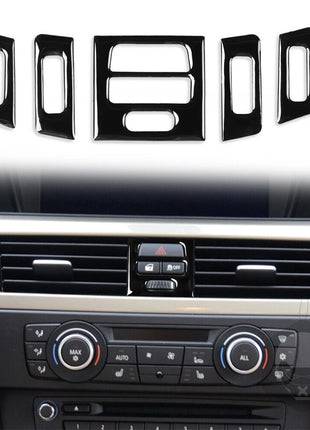 black Air Conditioner Outlet Vent Cover For Bmw 3 Series E90 E92 E93 2005-2012