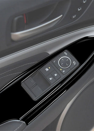 Gloss Black Door Window Control Cover Trim For Lexus RC300 350 200T 2015-2020
