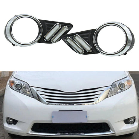 For Toyota Sienna 2011-2014 Drl Daytime Running Driving Led Light Triple Color