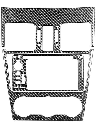 Carbon Fiber Center Console CD Panel Cover For Subaru Impreza XV Crosstrek 12-14