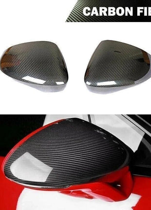 For Porsche Panamera 971 2017-2021 Real Carbon Fiber Rearview Side Mirror Cover