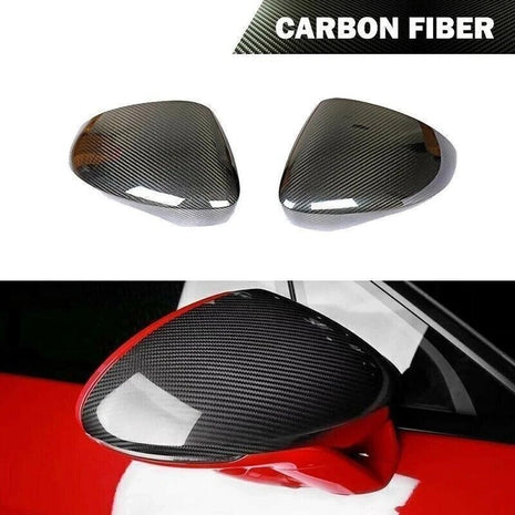 For Porsche Panamera 971 2017-2021 Real Carbon Fiber Rearview Side Mirror Cover