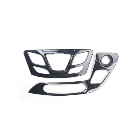 For Buick Envision 2014-2018 Carbon Fiber Central Ac Button Control Panel Trim