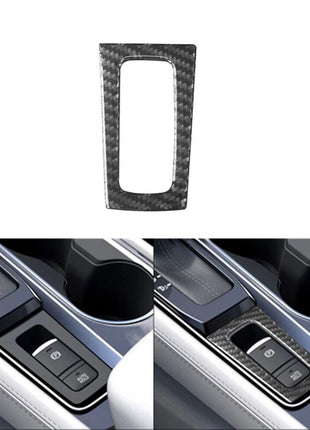 Carbon Fiber Parking Button Inner Frame Cover Trim For Nissan Altima 2019-2022