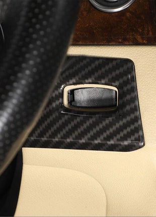 Carbon Fiber Abs Key Hole Ignition Switch Cover For Bmw 3 Series E90 E92 2005-12