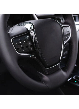 For Lexus ES250 300h 350 19-22 ABS Carbon Fiber Steering Wheel Frame Cover Trim