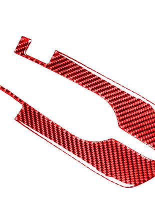 Red Carbon Fiber Speedmeter Instrument Cover Trim For Nissan GT-R R35 2008-2016