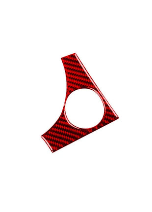 Red Carbon Fiber Ignition Switch Frame Trim Cover For Nissan Rogue 2014-2016