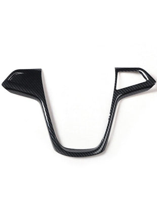 Fit For Buick Encore 2016-2018 Carbon Fiber Steering Wheel Cover Decor Trim 1pcs