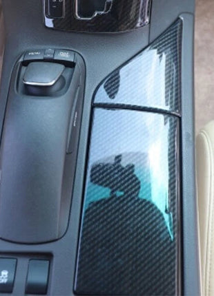 For Lexus Rx350 450h 09-15 Carbon Fiber Style Middle Console Drinking Glass Trim