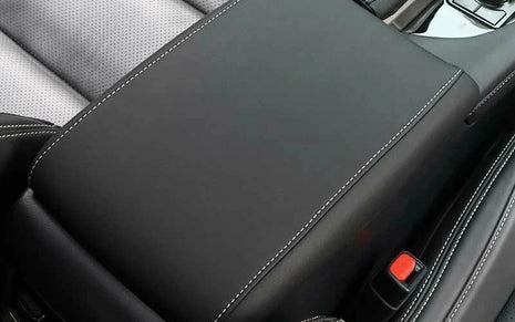 For Lexus RX350 450h 2016-22 Black Leather Inner Console Armrest Box Pad Trim 1P