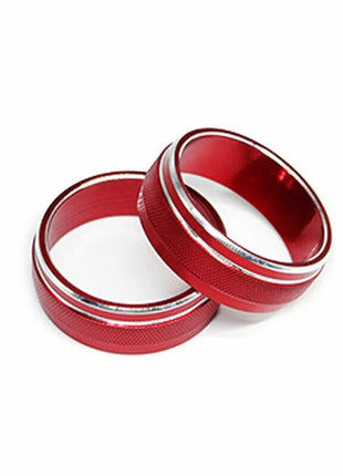 Console Driving Mode Button Ring 2* For Lexus ES250 300h 2019-2023 Red Aluminum