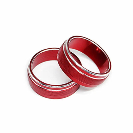 Console Driving Mode Button Ring 2* For Lexus ES250 300h 2019-2023 Red Aluminum