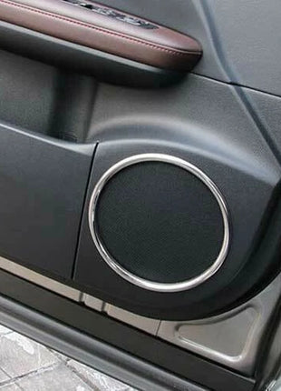Inner Door Horn Frame Cover Trim 4PCS For Lexus RX350 450h 2016-19 Chrome Steel