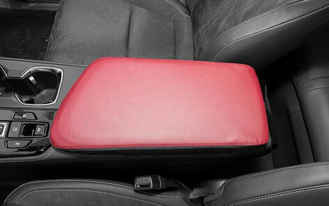 Central Console Storage Box Cover Trim For Lexus NX250 350 2022-2023 Red Leather