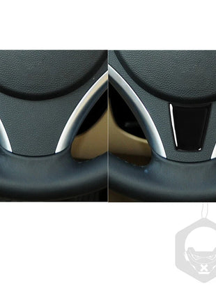 Black Inner Steering Wheel Lower Panel Trim For Bmw 3 Series E90 E92 E93 2005-12