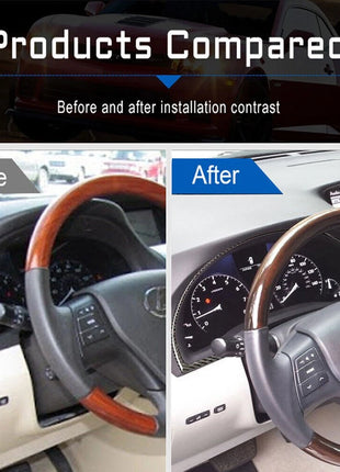 Carbon Fiber Interior Speedometer Cover Trim For Lexus RX350 RX450h 2010-2012