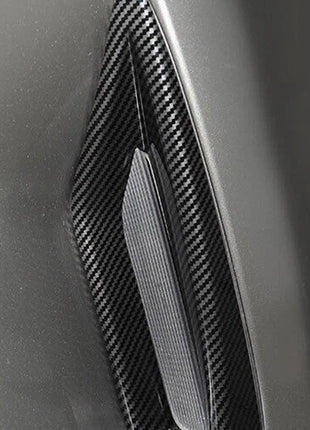 2P Carbon Fiber Style Front Fog Light Lamp Cover Trim For Lexus RX350 450h 20-22