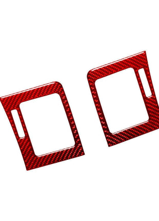 Red Carbon Fiber Side Air Vent Outlet Cover Trim For Lexus RX330 RX350 2004-2009