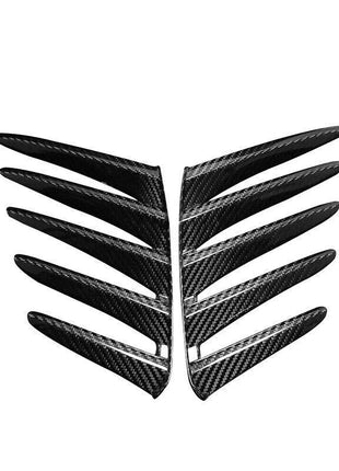 Carbon Fiber Rear Bumper Side Air Vent Splitter Cover Trim for Lexus RC 15-18