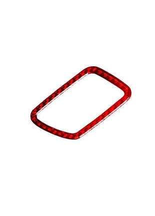 Red Carbon Fiber Driver Side Defogging Air Outlet Cover For Nissan Altima 19-22