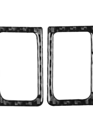 Carbon Fiber Interior Door Lock Frame Cover Trim For Nissan Gt-r R35 2008-2020