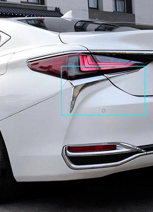 4P Chrome ABS Rear Tail Light Lamp Strip Molding Trim For Lexus ES300h 2019-2022