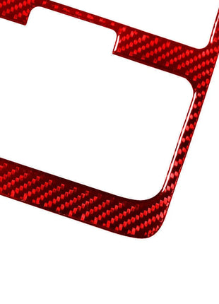 Red Carbon Fiber Interior Overhead Console Frame Trim For Lexus RX300 1998-2003