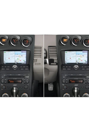 2 X Black Carbon Fiber Ac Outlet Vent Decor Cover Trim For Nissan 350z 2003-2009