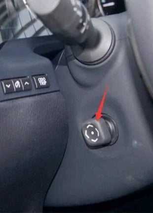 Steering Wheel Adjust Button Cover For Lexus RX350 450h 2016-2019 Matte Silver