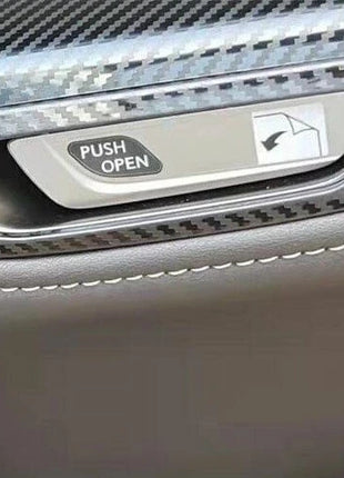 For Lexus NX250 350 2022-2023 Carbon Fiber Steel Inner Door Handle Frame Molding