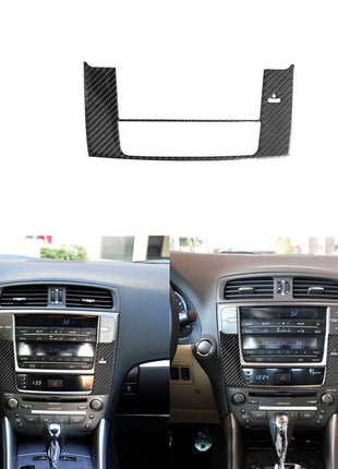 Carbon Fiber GPS Navigation Panel Cover Trim For LEXUS IS250 300 350 2006-2012