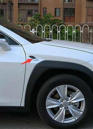 For Lexus NX250 350 2022-2023 ABS Chrome Front Side Vent Fender Cover Trim 2pcs