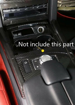 Carbon Fiber Gear Shift Side Trim Cover For Mercedes Benz E Class W212 2010-2015