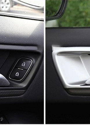 4pcs Silver ABS Inner Door Bowl Cover Decoration Fit for Ford Focus 2019-2020