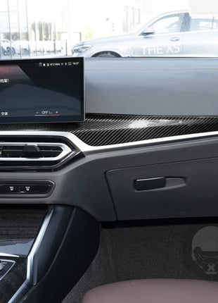 Carbon Fiber Center Console Dashboard Panel Cover For Bmw 3 Series G20 G28 2023+