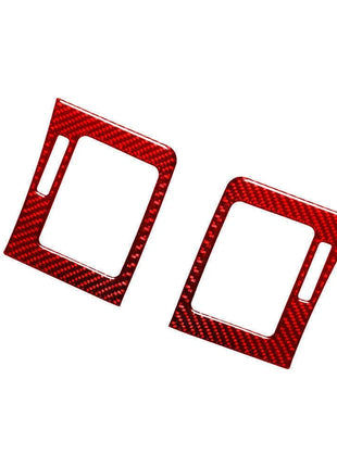 Red Carbon Fiber Side Air Vent Outlet Cover Trim For Lexus RX330 RX350 2004-2009