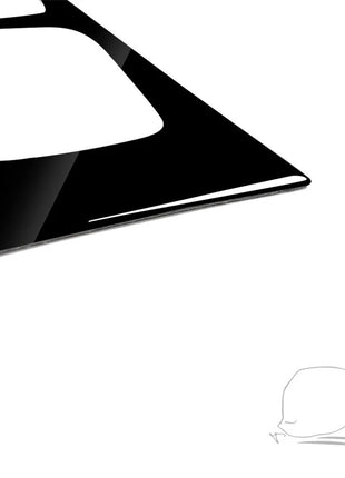 Gloss Black Central Control Gear Shift Panel Cover For Bmw X5 E70 X6 E71 2008-13