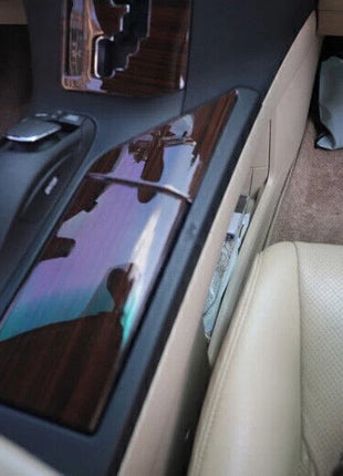 2P Peach Wood Grain Center Console Water Cup Holder For Lexus RX350 450h 2009-15